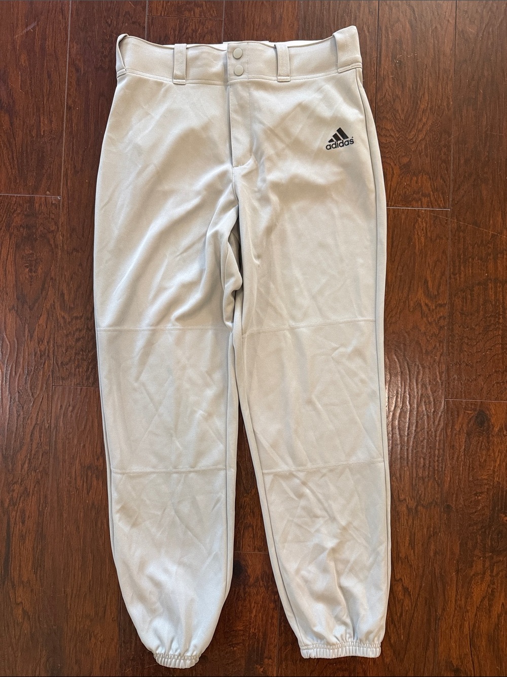 Men’s grey adidas baseball pants